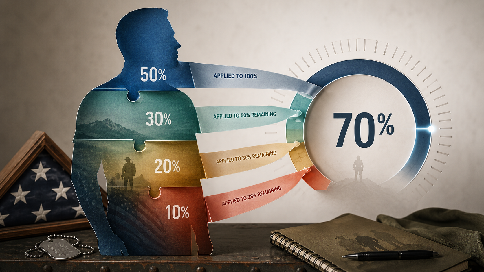 VA Math Made Simple: How Multiple Disability Ratings Combine